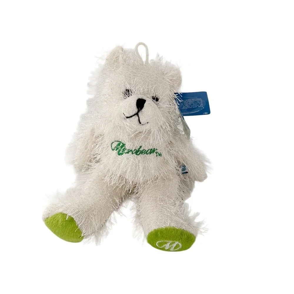Microbear Collection White Plush Bear Jointed‎ Promotional Long Hair Toothpaste